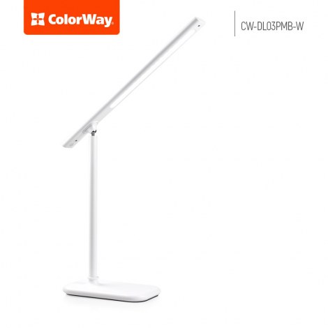 ColorWay | lm | LED Table Lamp Portable & Flexible with Built-in Battery | Yellow Light: 2800-3200, Natural Light: 4000-4500, Wh - 3